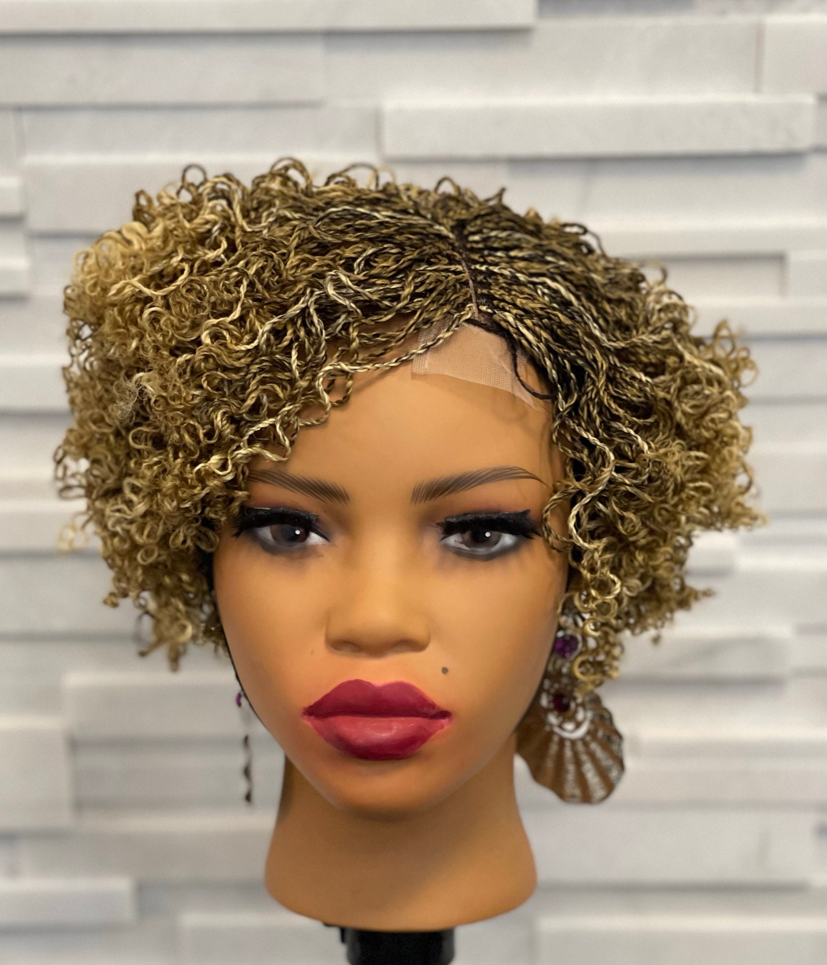 Bald Mannequin Head Brown Female Professional Cosmetology For Wig Making,  Display Wigs, Eyeglasses, Hairs With T Pins 21