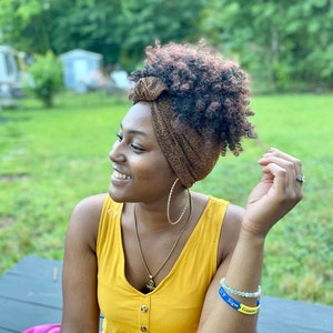 Headband Kinky curly natural afro pineapple cheap wigs