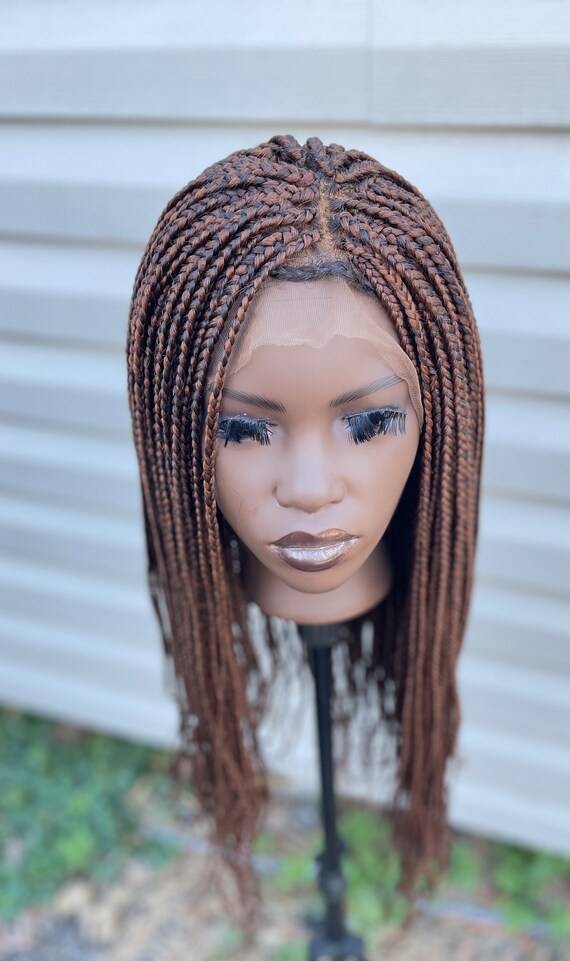 Brown wig cheap braids