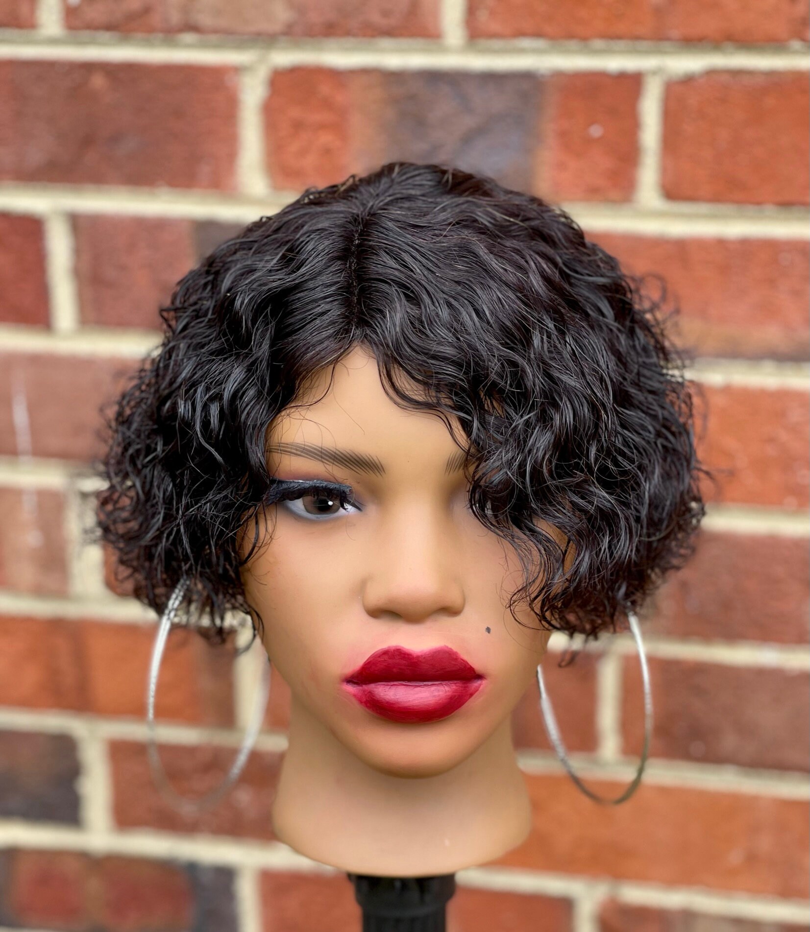 Short Angled Bob Natural Straight Synthetic Wig With Side Swept Bangs Fringe Brown Blonde Highlights Wome… Hair Lengths, Medium Length Hair Styles, Bob Hairstyles | Women's Mixed Color Natural Straight Side Parting Short Angled Bob Natural Straight Synthetic Wig With Side Swept Bangs Fringe Brown Blonde Highlights Wome… Hair Lengths, Medium Length Hair Styles, Bob Hairstyles | Women's Mixed Color Natural Straight Side Parting
