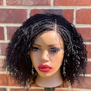 Micro twist faux loc goddess dreadlock sisterlocks wig