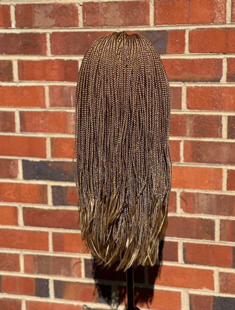 Headband Knotless Braid Blonde Wig Etsy