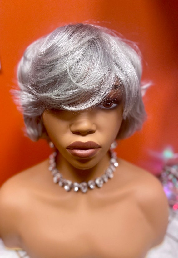 Short Grey Wig Short Grey Wig