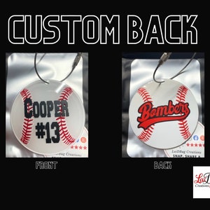 Custom Back
College Font
Metal Loop Hardware