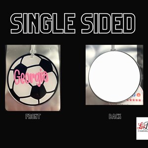 Single Sided
Cute Font
Silicone Loop Hardware