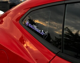 Custom Personalized Social Media Name Vinyl Decals