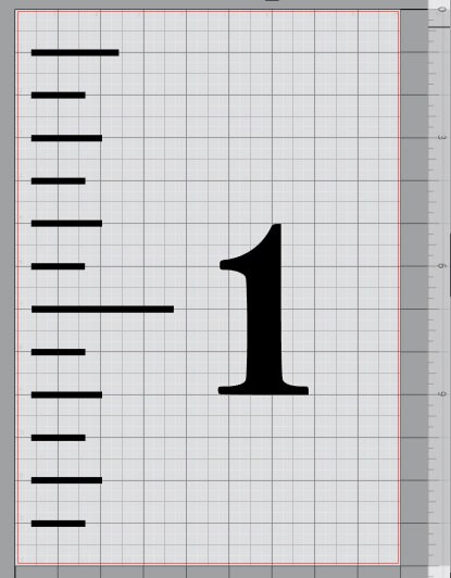 Growth Chart Ruler Stencil File SVG/JPG/PDF Cut File | Etsy
