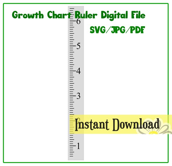 Growth Chart Cut File