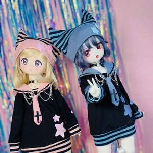 Sailor Cat  BJD clothes for msd / mdd / angel philia / 1/4 BJD/ Holiday