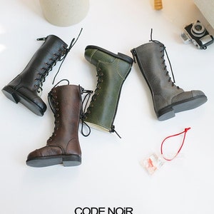 CODENOiR - Leather Boots  BJD shoes for  msd  / mdd / angel philia / 1/4 BJD