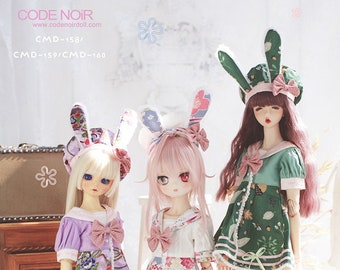 CODENOiR -  Floral Bunny for BJD clothes MSD, 1/4DOLL, 43CM DOLL, Angel Philia, Ob50