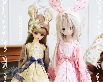 CODENOiR - Winter Bunny BJD clothes for msd / mdd / angel philia / 1/4 BJD / ob48 / ob50