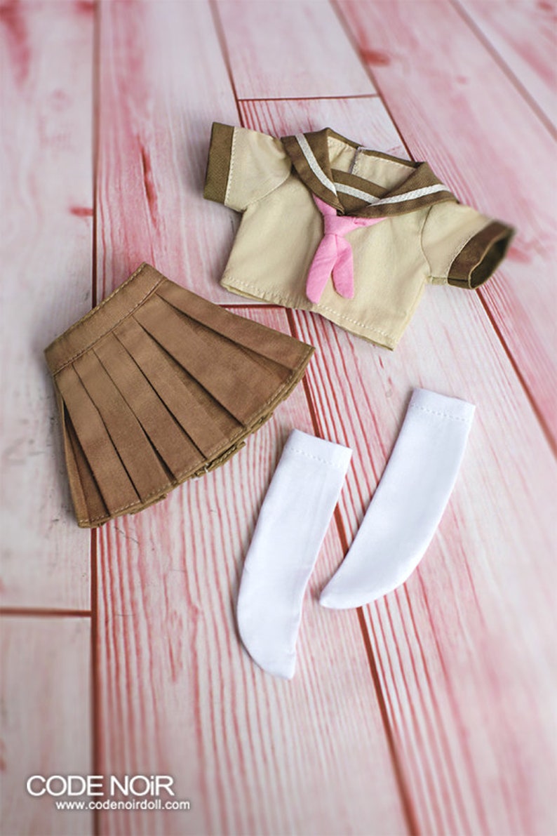CODENOiR Sailor Uniform X Happi BJD clothes for YoSD / 1/6 BJD image 7