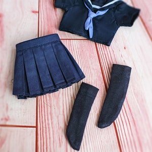 CODENOiR Sailor Uniform X Happi BJD clothes for YoSD / 1/6 BJD image 3