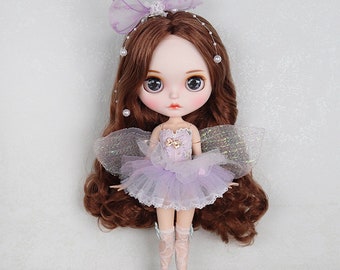 Purple Fairy Set - Doll Clothes for Blythe / Pullip / Azone / 1/6 Fashion Doll