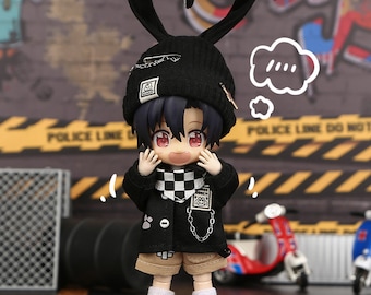 Bunny Set - Doll Clothes for Obitsu 11  / nendoroid Doll / GSC Doll / uf doll