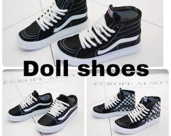 Black Sport Shoes - Doll Shoes for Blythe / Pullip / Azone / 1/6 Fashion Doll / ob24