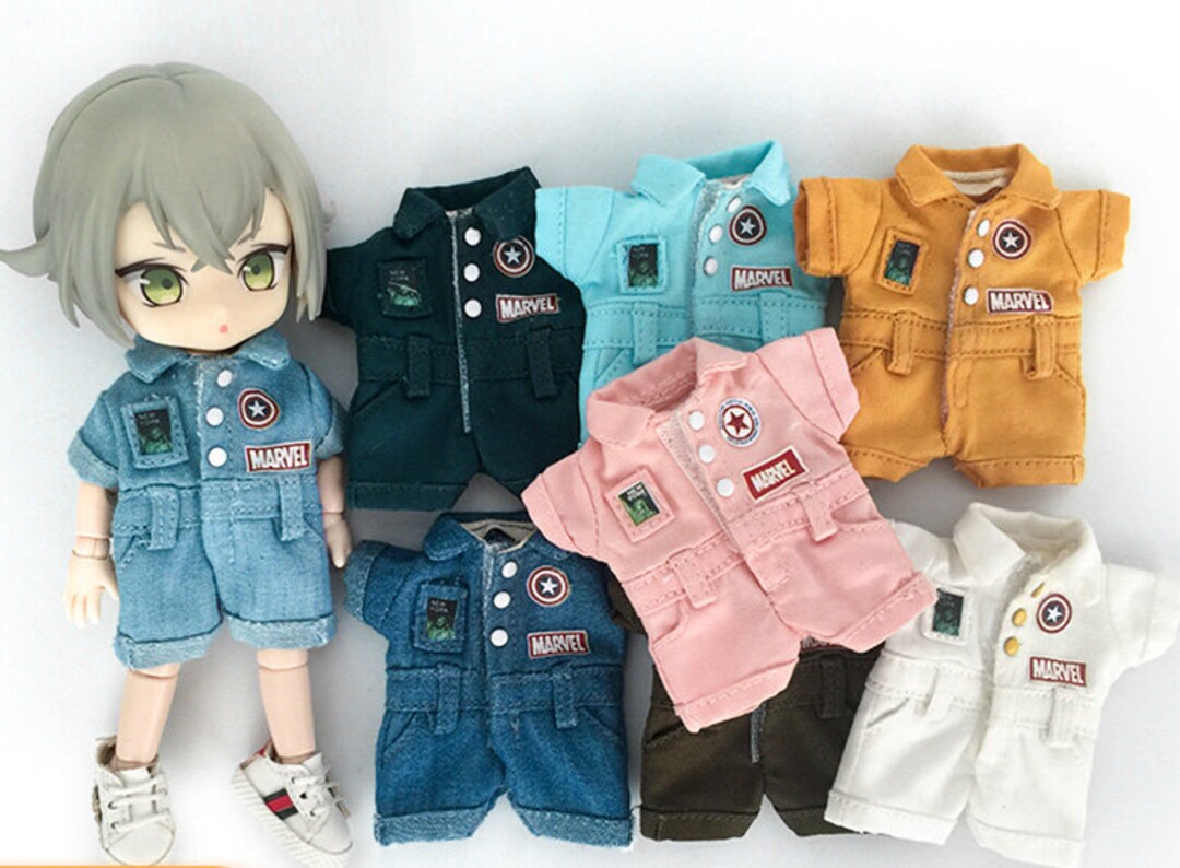 Jumpsuit Doll Clothes for Obitsu 11 / Nendoroid Doll / GSC Doll Etsy