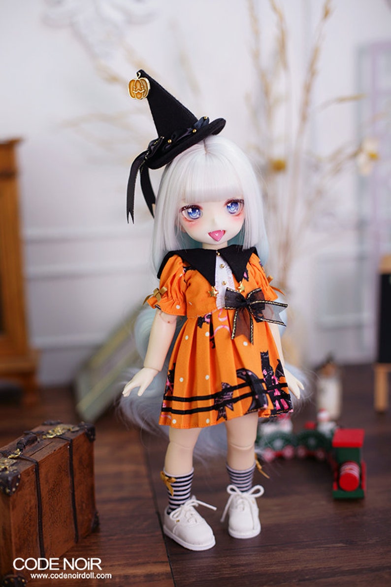 CODENOiR Little Halloween 2021 BJD clothes for YOSD/ 1/6 BJD image 2