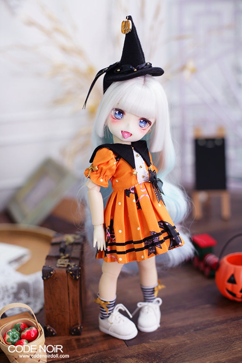 CODENOiR Little Halloween 2021 BJD clothes for YOSD/ 1/6 BJD image 5