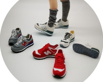 Sneakers - Doll Shoes for Blythe / Pullip / Azone / 1/6 Fashion Doll / ob24