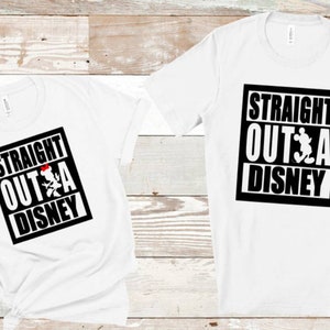 Leaving Disney Shirt, Disney Family Shirts, Disney vacation Shirts, Straight Out of Disney, Disney World Shirts, Disneyland Shirts