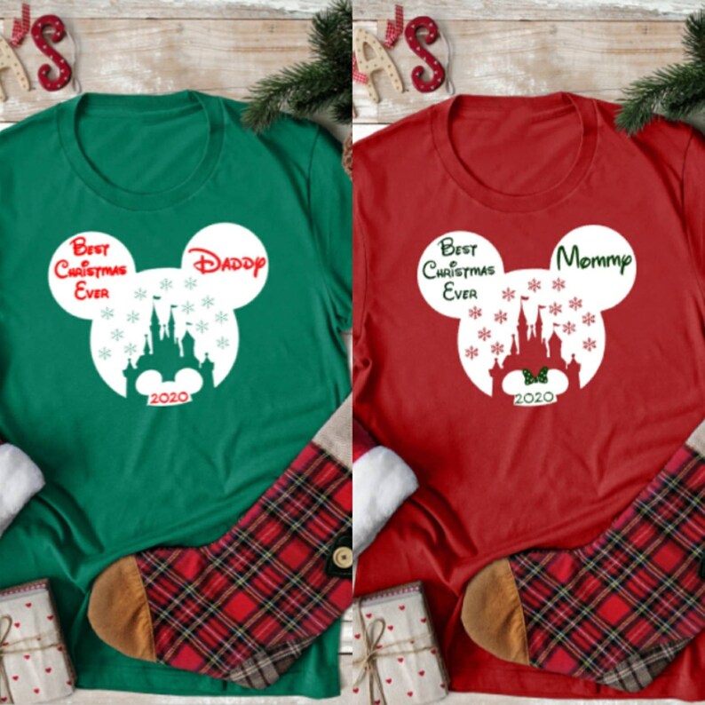 Disney Christmas Family Shirts Disney Family Shirts Matching Etsy