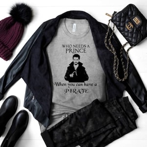 Once upon a time, Killian Jones, Captain Hook, Pirate, Womens Disney Shirts, Disney Shirts,Disney World, Disneyland,