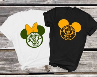 mickey mouse army shirt