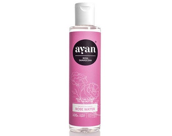 Bio certified Rosa Damascena Water Face & Body Mist AYAN®  - Bulgarian Organic Rose Hydrosol