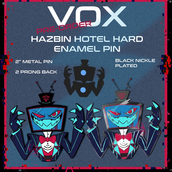 Hazbin Hotel - VOX Hard Enamel pin PRE-ORDER