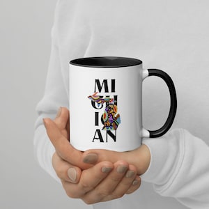 Michigan Coffee Mug - Michigan State Illustration Coffee Mug by Sarah Hiers Design - State of Michigan Mug