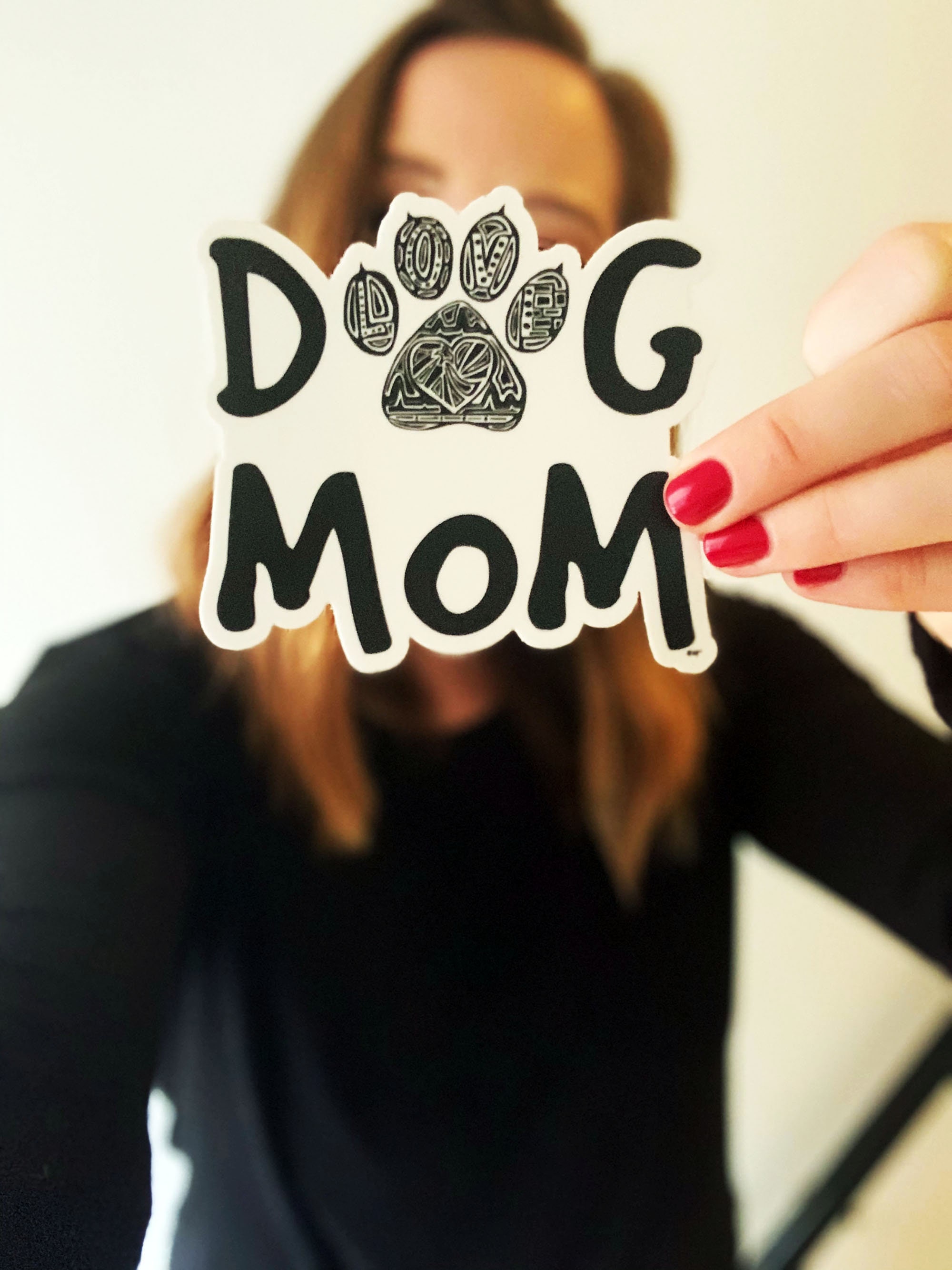 Dog Mom Sticker Vinyl Dog Mom Sticker Art Dog Mom Gift | Etsy