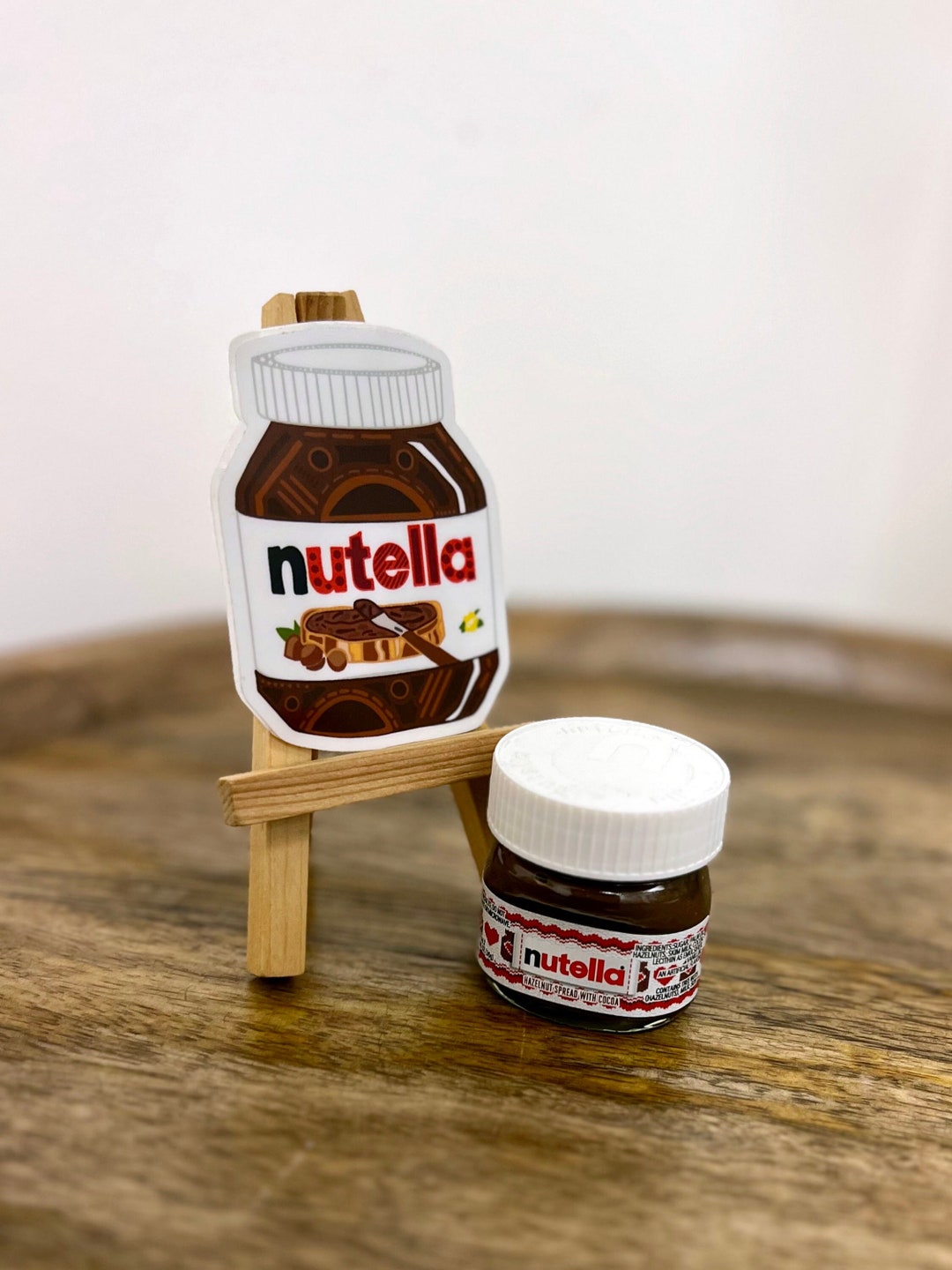 Nutella Sticker - 3 Inch Nutella Sticker Art by Sarah Hiers Design ...