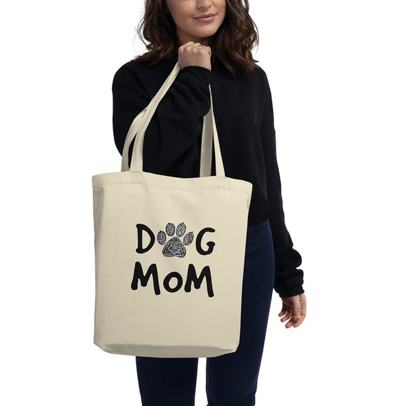 I Just Want To Be A Stay At Home Dog Mom Canvas Shoulder Bag Tote Bag For Women Black