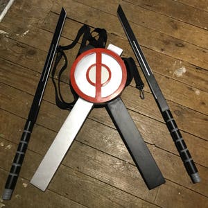 Deadpool video game sword set. Cosplay safe