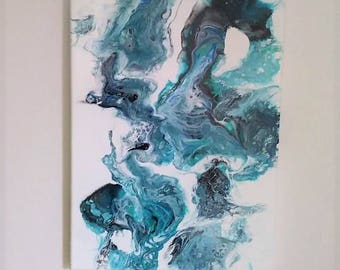 Original Fluid Acrylic Painting