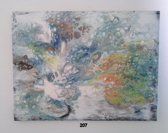 Original Fluid Art Painting