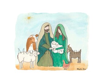 Cuadro Nacimiento Verde