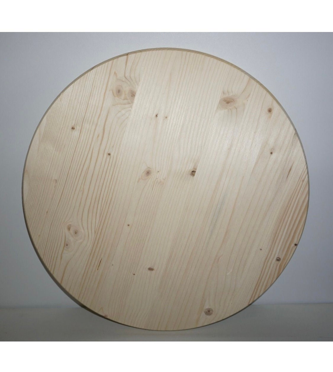 Round Wood Panel Table Top Thick Solid Rounds 18/1.1 Unfinished for Diy