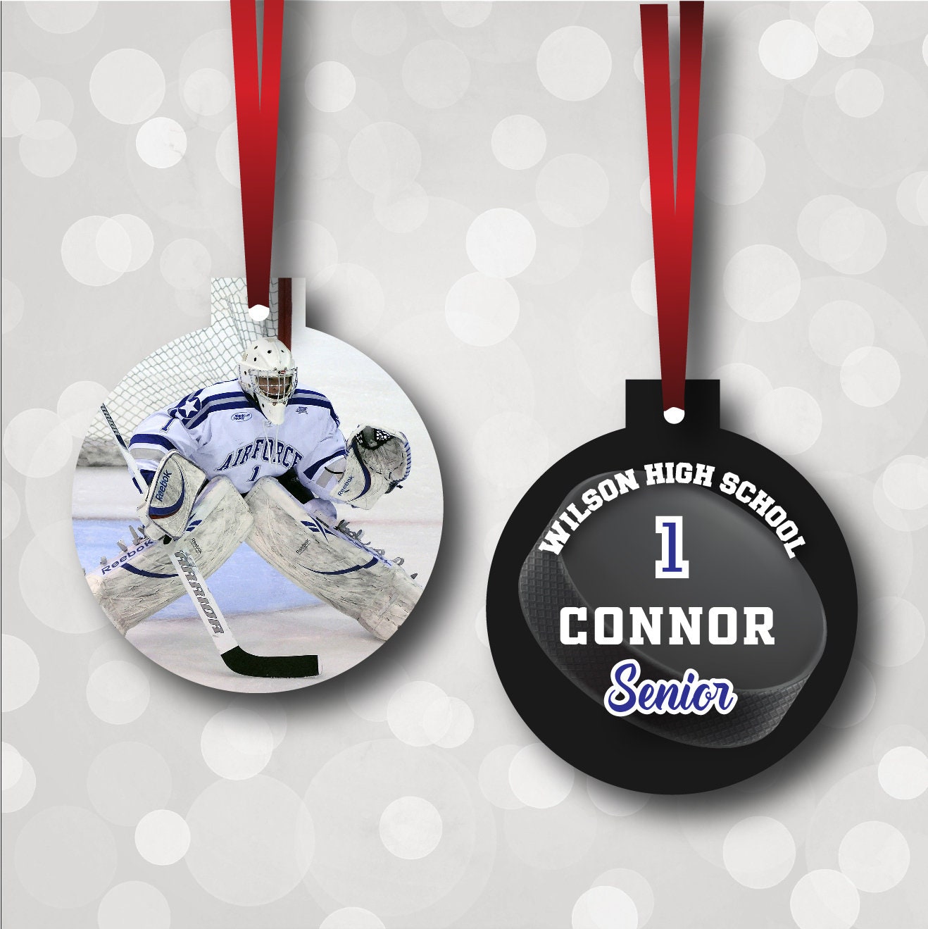 Hockey Ornament Etsy Canada