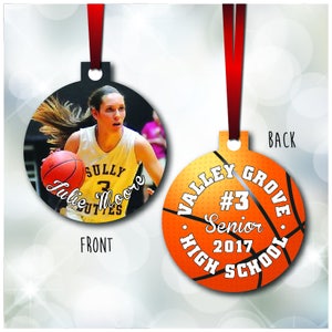 Girls Basketball Ornament