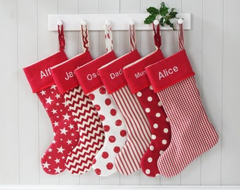 Christmas Stocking - Holiday Stocking - Personalised Christmas Stockings - Christmas Decorations - Christmas Socks - Christmas Decorations