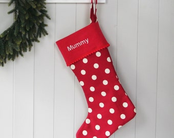 Christmas Stocking - Holiday Stocking - Personalised Christmas Stockings - Christmas Decorations - Christmas Socks - Christmas Decorations