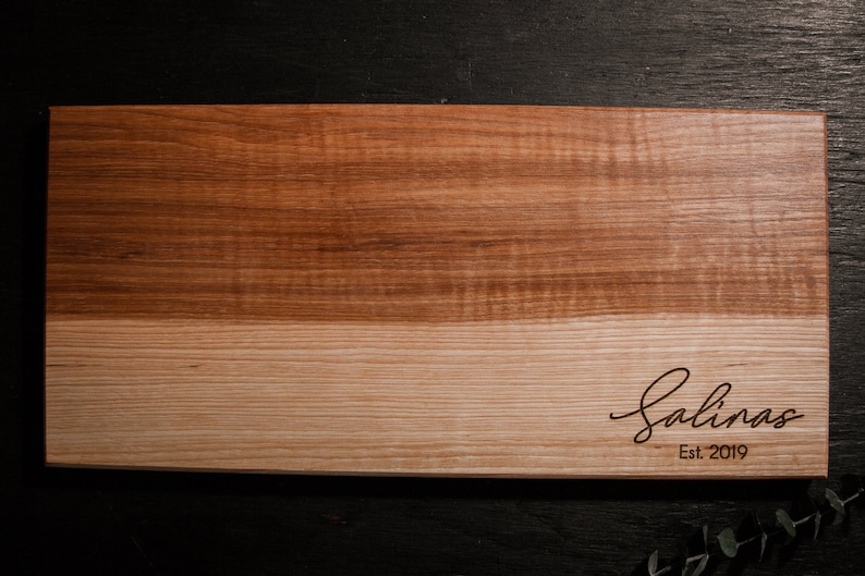 PERSONALIZED CUTTING BOARD - ENGRAVED CHARCUTERIE BOARD