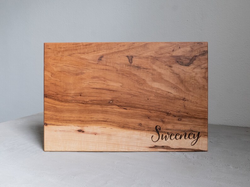 PERSONALIZED CUTTING BOARD - ENGRAVED CHARCUTERIE BOARD