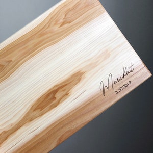 PERSONALIZED CUTTING BOARD - ENGRAVED CHARCUTERIE BOARD