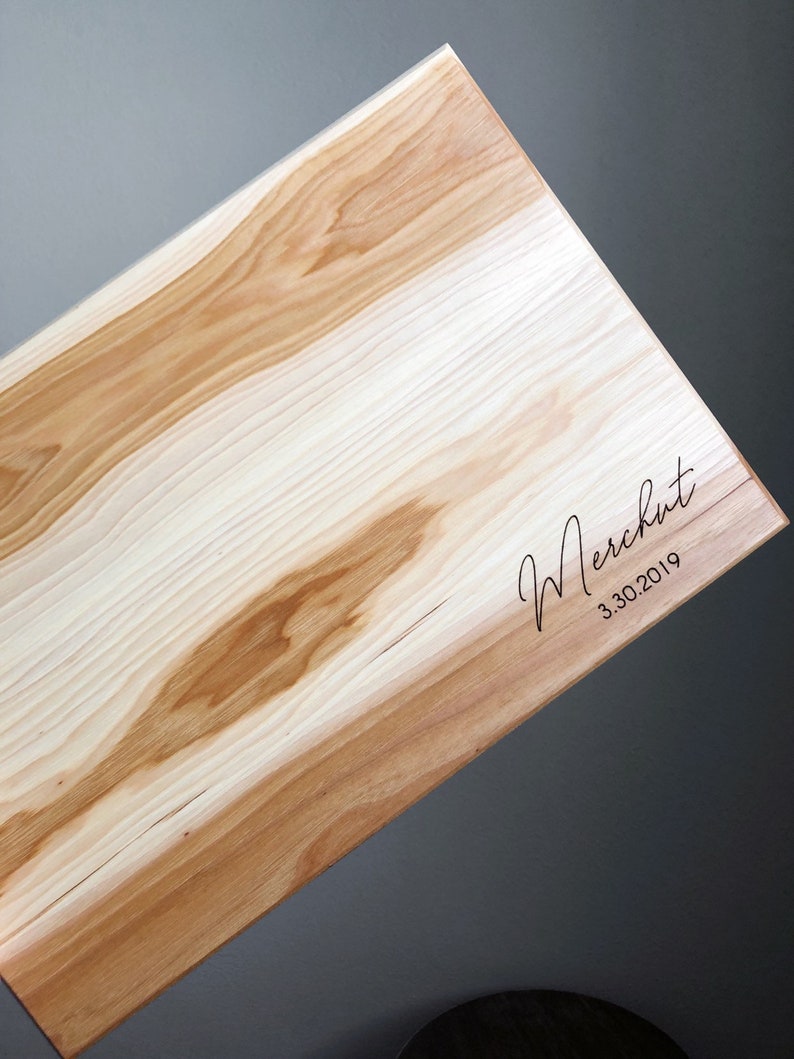 PERSONALIZED CUTTING BOARD - ENGRAVED CHARCUTERIE BOARD
