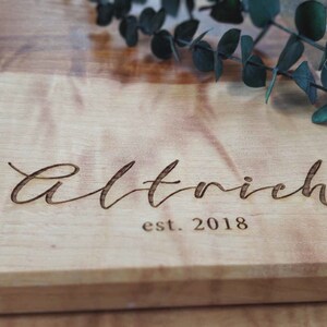 PERSONALIZED CUTTING BOARD - ENGRAVED CHARCUTERIE BOARD