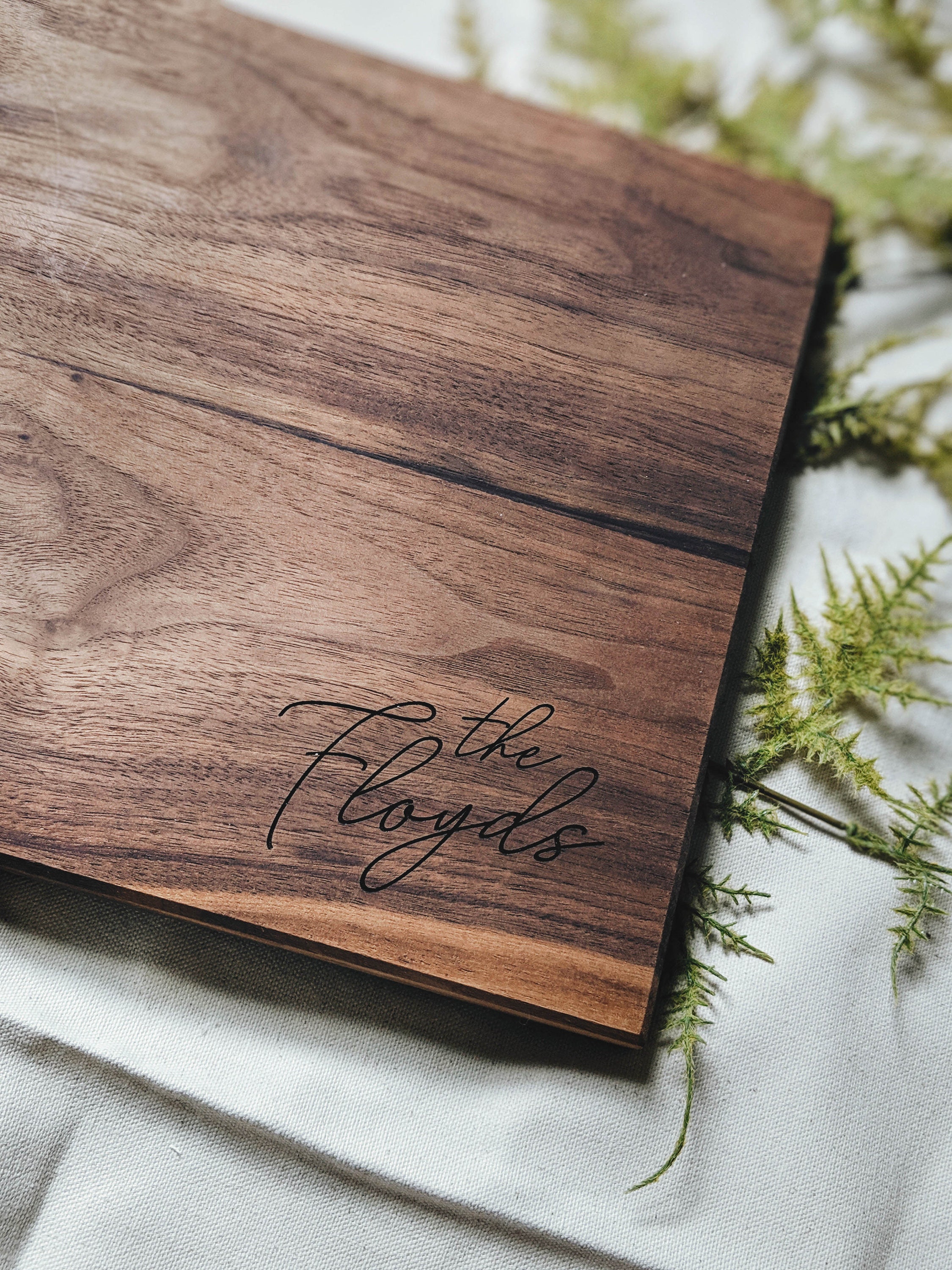 Personalized Walnut Cutting Board Custom Engraved Wedding - Etsy